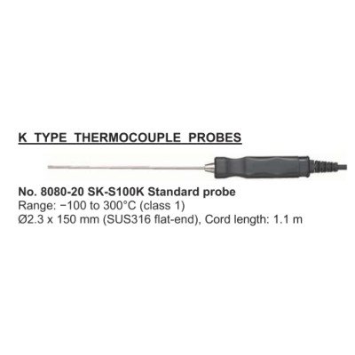 Sato Waterproof Thermometer SK-1260 with memory and alarm with Probe sk-S100K