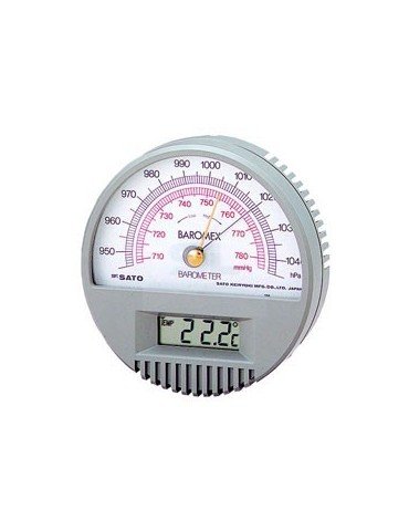 Barometer with Digital Thermometer