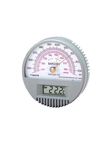 Sato Baromex 7612-00 Barometer with Digital Thermometer