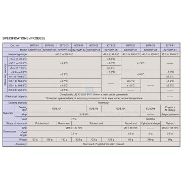Sato Waterproof Thermometer SK-270WP with Probe SK-270WP-1