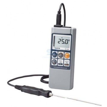 Sato Waterproof Thermometer SK-1260 with memory and alarm with Probe sk-S100K