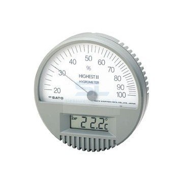 Sato Highest II 7542-00 Thermohygrometer – Dial...